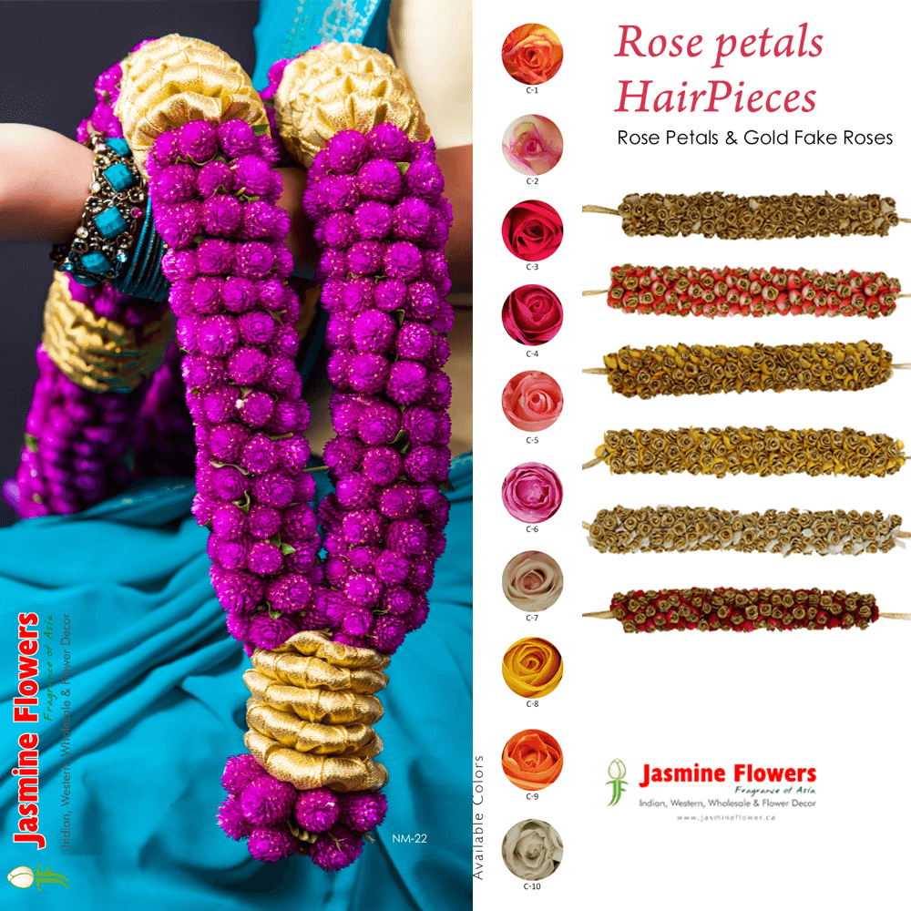 Yellow Button Rose Garland